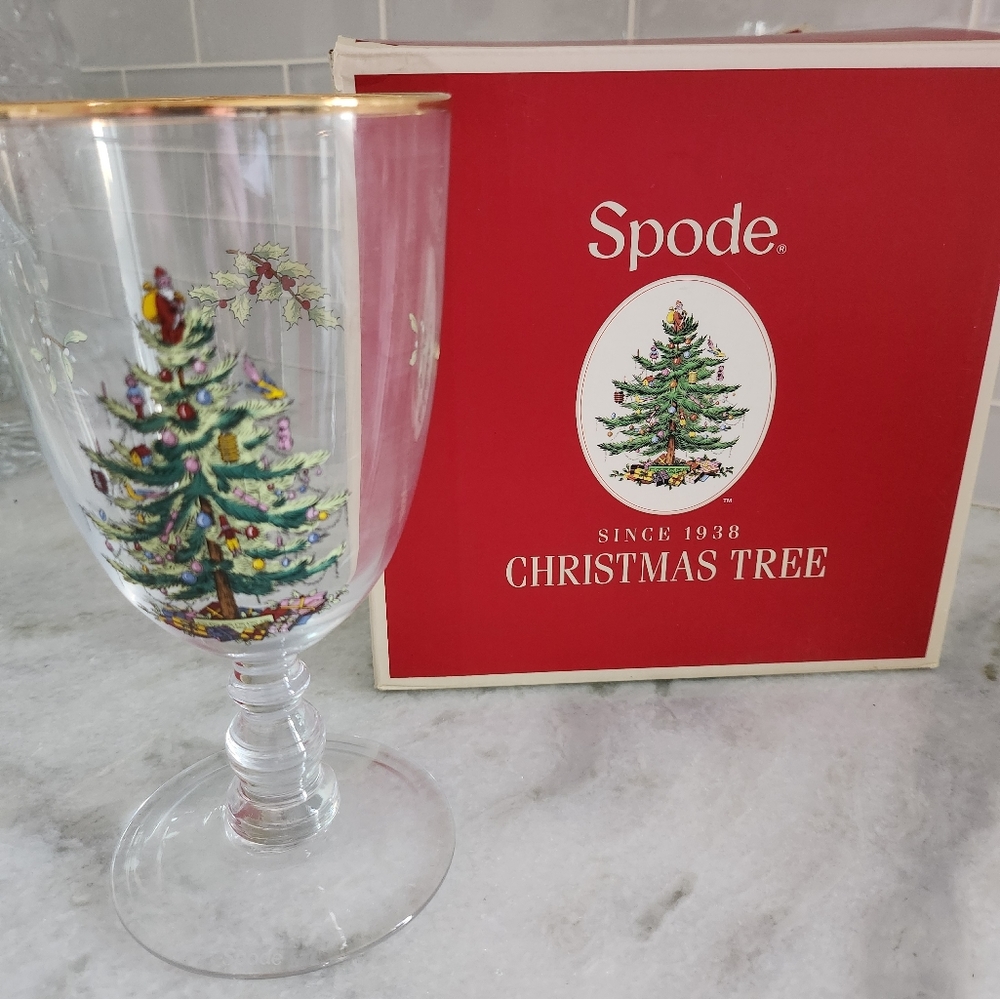 Spode Goblets Stemware Set of 4
